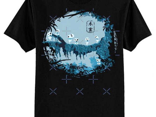 Kodama studio ghibli classic t-shirt