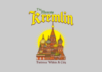 Kremlin Cartoon Illustration