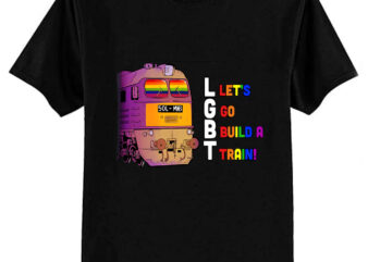 LGBT – Let’s Go Build a Train T-Shirt