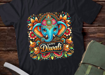 LT609-Happy Diwali Festival of Light Hindu Indian | Mens & Womens T-Shirt