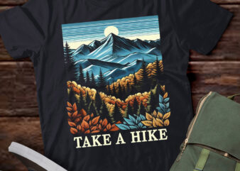 LT629-Take A Hike Shirt Retro Hiker Outdoors Camping Nature Hiking T-Shirt