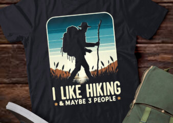 LT635-Funny Hiking Art For Men Women Outdoor Hike Mountain Hiking T-Shirt