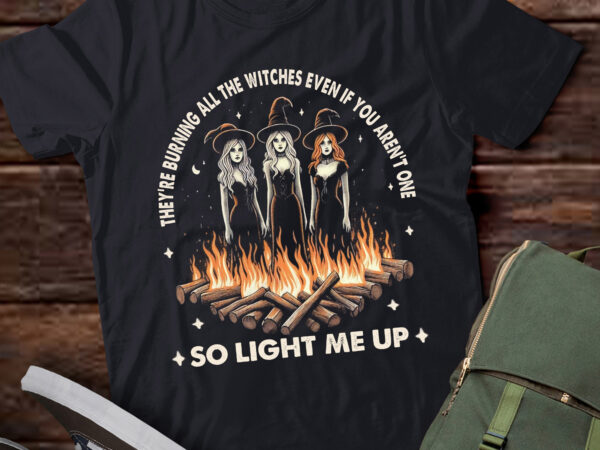 Lt646-they’re burning all the witches even if you arent one women t-shirt