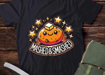 LT653-Thanksgiving Mashed & Smashed Funny Sweet Potato T-Shirt