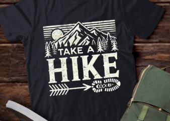 LT654-Take A Hike Outdoor Hiking Nature Hiker Vintage Men Women T-Shirt