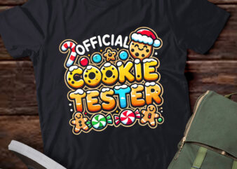 LT658-Official Cookie Tester – Christmas Cookies T-Shirt