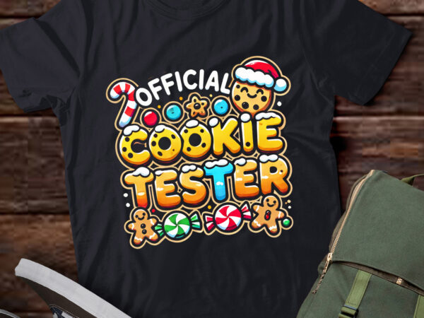 Lt658-official cookie tester – christmas cookies t-shirt