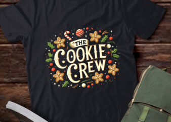 LT661-The Cookie Crew Christmas Baking Cookie Lover Kids Women T-Shirt