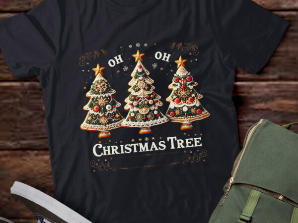 Lt671-groovy oh christmas tree cakes debbie becky jen cake lovers t-shirt