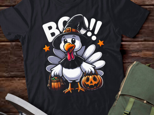 Lt672-thanksgiving turkey halloween ghost boo funny t shirt vector graphic