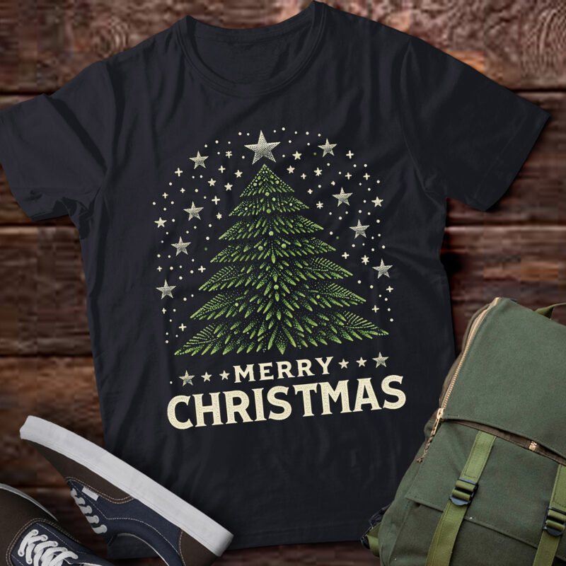 LT684-Christmas Tree Celebration – Merry Christmas -XMas T-Shirt