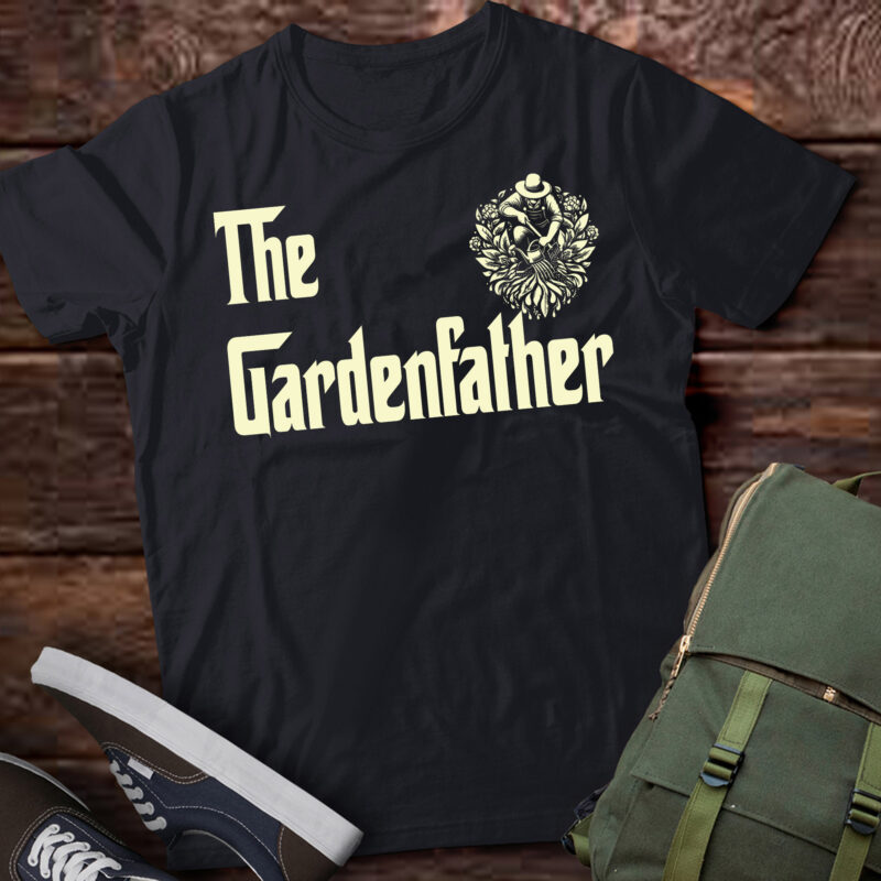 LT692-Best Gardening Father Gifts The Gardenfather Men T-Shirt