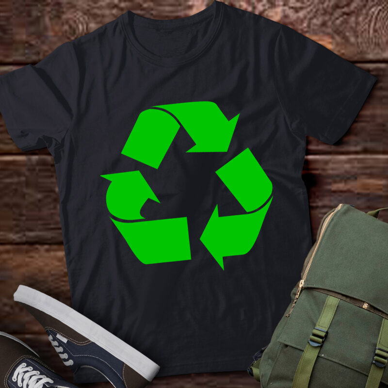 LT696-Recycling Logo Recycle Symbol Earth Day Boys Girls Men Women T-Shirt