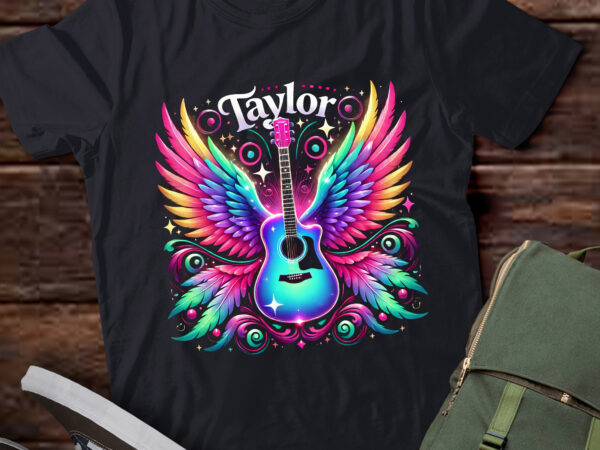 Lt706-girl retro taylor first name personalized groovy 80’s t-shirt