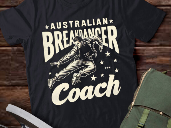 Lt729-australian breakdancer costume coach break dancer matching t-shirt