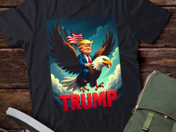 Lt754-donald trump eagle usa president 2024 take america back maga t-shirt