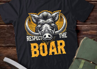 LT773-Respect The Boar Pullover Hoodie