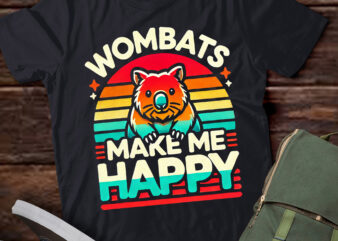 LT777-Wombats Australia Marsupial T-Shirt