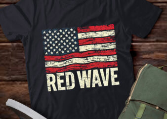 Lt787-red wave usa 2024 election republican american flag pullover hoodie