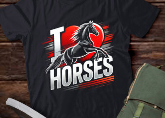 LT831-I Love Horses Shirt T-Shirt