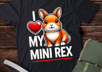 LT835-I Love My Orange Mini Rex Rabbit T-Shirt