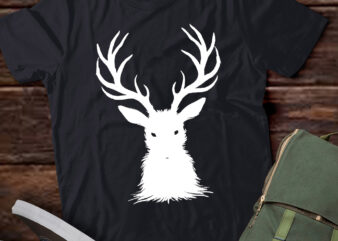 LT841-Rabbit Creature Silhouette Cryptozoology Cryptid Jackalope T-Shirt