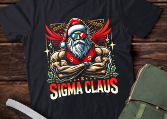 LT847-Funny Sigma Claus 2024 Christmas Santa Rizz T-Shirt