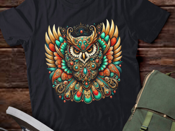 Lt848-metallic owl unique design graffiti graphic t-shirt