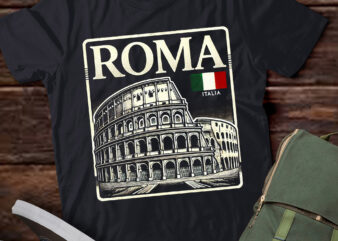 LT864-Colosseum Rome Italy Vintage Souvenir Colosseo Roma Italia T-Shirt