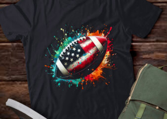 LT873-Colorful American Football Player