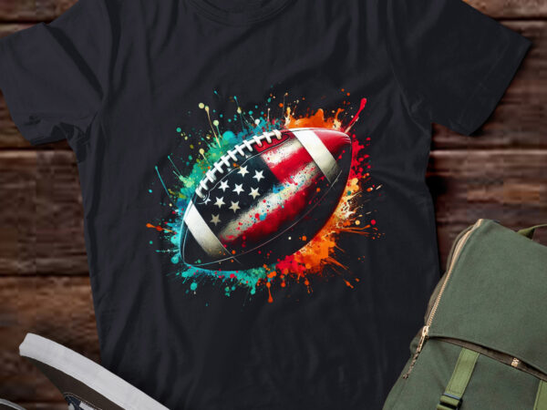 Lt873-colorful american football player t shirt vector graphic