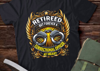 LT877-Retired Correctional Officer Apparel Officers Funny