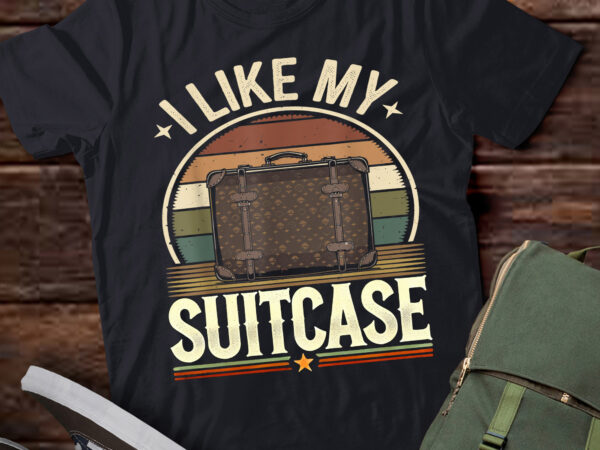 Lt883-vintage funny i like my suitcase trump meme t shirt vector graphic