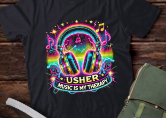 LT887-USHER HipHop Fan Music Retro Vintage Headphones 80s