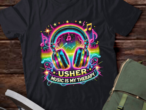 Lt887-usher hiphop fan music retro vintage headphones 80s t shirt vector graphic