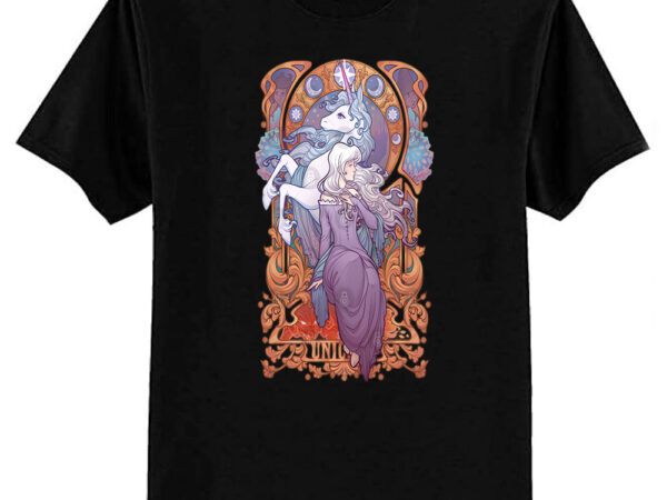 Lady amalthea – the last unicorn t-shirt