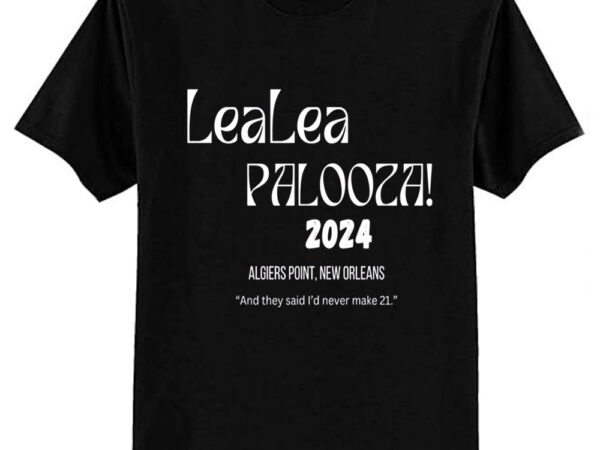 Lealea palooza 2024 t-shirt