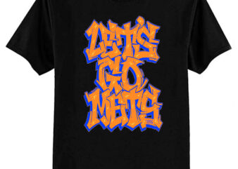 Let’s Go Mets Graffiti T-Shirt