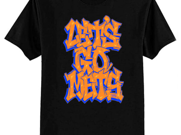 Let’s go mets graffiti t-shirt