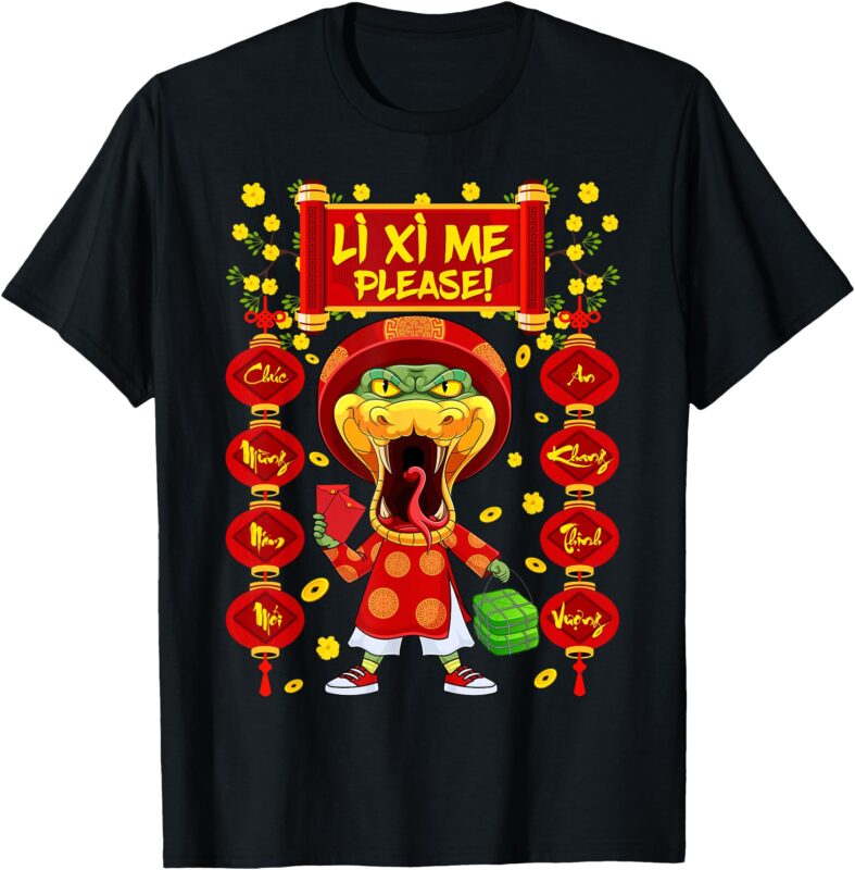 Li Xi Me Please Xuan At Ty Happy Tet Chuc Mung Nam Moi 2025 T-Shirt