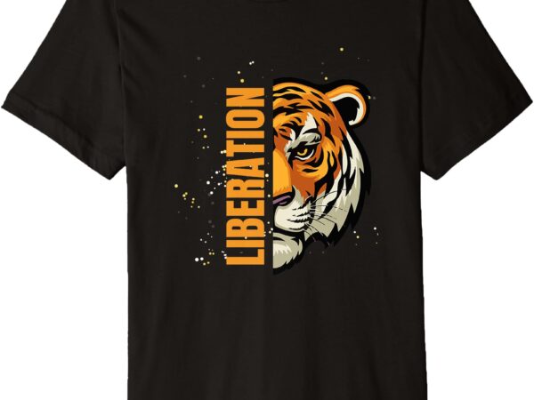 Liberation freedom tiger premium t-shirt