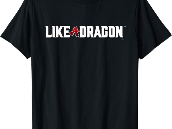 Like a dragon & yakuza white logo t-shirt