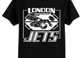 London ‘Zero Gravity’ Jets – White (Red) Classic T-Shirt