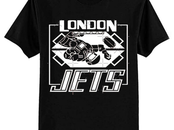 London ‘zero gravity’ jets – white (red) classic t-shirt