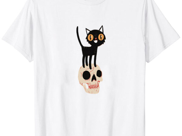 Look what the halloween cat dragged in t-shirt