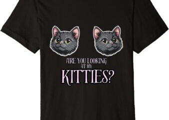 Looking at my kitties Premium T-Shirt