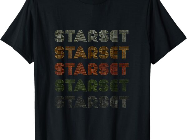 Love heart starset tee grunge vintage style black starset t-shirt