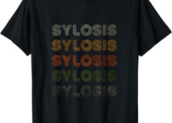 Love Heart Sylosis Tee Grunge Vintage Style Black Sylosis T-Shirt