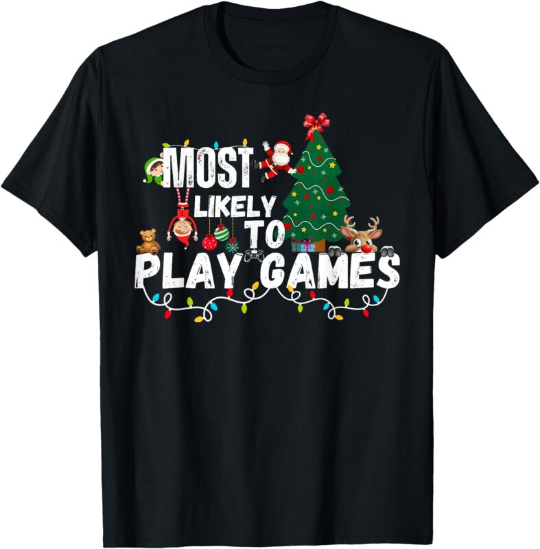 MATCHING CHRISTMAS SHIRTS FOR THE WHOLE FAMILY GAMER T-Shirt