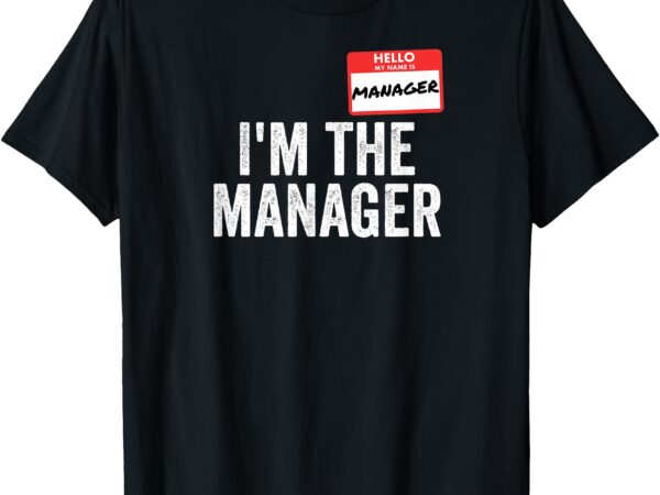 Manager halloween costume karen and manager matching couples t-shirt